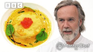 Lobster amp Smoked Salmon Raviolo SHOCKS Marcus Wareing  MasterChef UK [upl. by Pauli425]