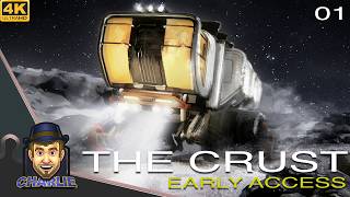 OUR CORPORATION TAKES OVER THE MOON  The Crust Early Access Gameplay  01 [upl. by Enomal]