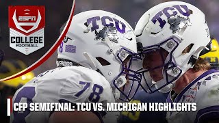 Fiesta Bowl TCU Horned Frogs vs Michigan Wolverines  College Football Playoff [upl. by Oidgime]