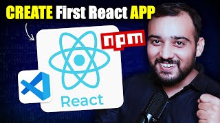 React js Tutorial  How to Create React App using npm  npx  vite  VS code [upl. by Amjan686]