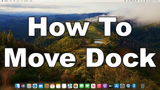 How To Move Dock To Another Screen Or Monitor In macOS  Horizontal amp Vertical Arrangement [upl. by Hullda473]