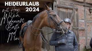 Heideurlaub mit Pferden  2024  Tag 1Es regnet und regnet [upl. by Ycrem]