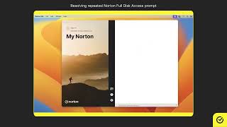 Resolve Repeated Norton Full Disk Access prompt [upl. by Thedric161]