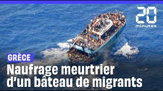 Grèce  Le pire naufrage d’un bateau de migrants depuis 2016 [upl. by Cesar]