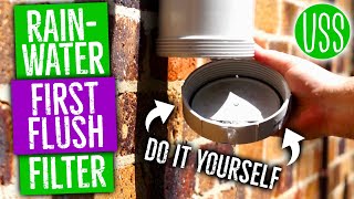 How to make a First Flush Filter  Rainwater Collection System Part I [upl. by Hsan467]