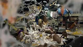 cadbury creme egg goo dares wins man wax dare 2011 commercial [upl. by Nodrog849]