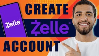 How to Create Zelle Account  How to Register and Set up Zelle App 2024 [upl. by Farhsa339]