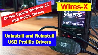 Do Not Update Windows 11 PL2303 Prolific USB Drivers  How to Uninstall Windows 11 Prolific Drivers [upl. by Ybeloc]