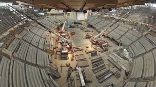 Watch the MSG renovation in 60 seconds [upl. by Nosiaj]