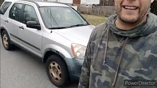 2006 HONDA CRV REPLACING BOTH FRONT CV AXLES  DIY GARAGE 2024  HOW TO SAVE MONEY [upl. by Aryahay84]