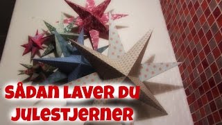 Sådan laver du julestjerner [upl. by Gothurd]