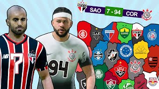 FIFA IMPERIALISMO BRASILEIRÃO mas Número da Camisa  Pontos por Gol 👑 [upl. by Aubrey]