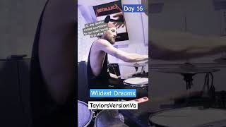 Day 16Wildest Dreams drumcover drummer shorts taylorswift coverband taylorsversion drums [upl. by Tranquada753]