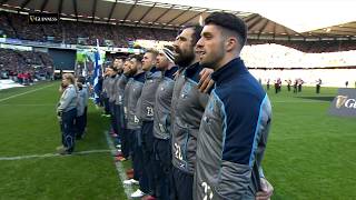 Scotland sing rousing rendition of Flower of Scotland   Guinness Six Nations [upl. by Ecitnirp]