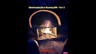 MotoCamping near Wyoming BDR on CRF300L Rally  Part 2 last channel video [upl. by Els588]