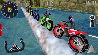 Juego de Motos  Racing Extreme Speed Bikes stunts Driving 1  Android  IOS gameplay FHD [upl. by Hagan]