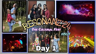 RESONANZ24  Cultural Fest Of NSUT  Unforgettable Moments [upl. by Rimola]