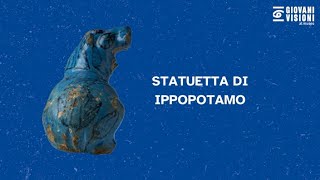 Statuetta di ippopotamo in faiance [upl. by Einon118]