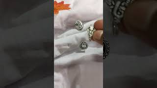 Oxidised Ring And Nose Pin।। For Booking WhatsApp In 8420429617।। shortsvideo handmadejewelry diy [upl. by Viridissa]