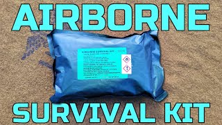 BRITISH ARMY SPECIAL FORCES AIRBORNE SURVIVAL KIT Unpacking Full Contents [upl. by Ronile124]