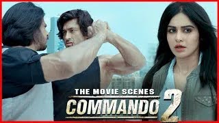 Commando 2 Hindi Movie विद्युत जम्मवाल ने ईशा गुप्ता के प्लान को बर्बाद किया [upl. by Caye]