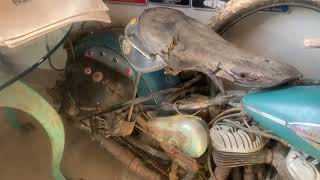 Old Motorcycles at American Pickers Store Indian an Harley Davidson [upl. by Amary]