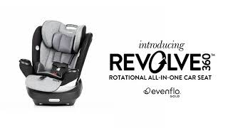 Evenflo Revolve360 Rotating Swivel Convertible Car Seat  Overview [upl. by Avruch]