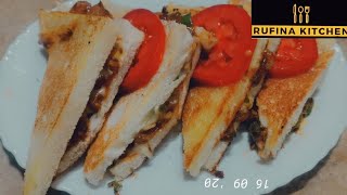 Chicken Chesse Sandwich  How Can I Make Chicken Sandwich  Recipe By Rufina Kitchen [upl. by Selwyn]