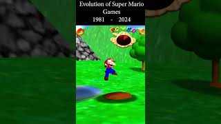 Evolution of Super Mario Games 19812024 supermario SuperMariogames evolutionofsupermario [upl. by Melena]