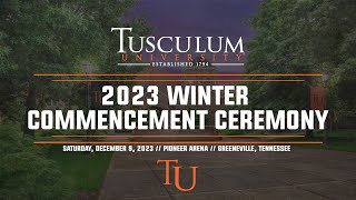 2023 Winter Commencement Ceremony 1000 AM [upl. by Perlis]