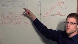 Distance Formula Proof  Geometry [upl. by Drewett]