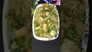 Mutter paneer pulao recipe l 😋vegpulao biralvifeo indianvideo [upl. by Milda508]