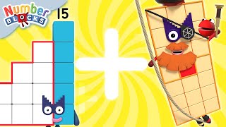 ➕ Addition Special Level 3  30 Minute Compilation  Number Cartoon for Kids  Numberblocks [upl. by Maisel]