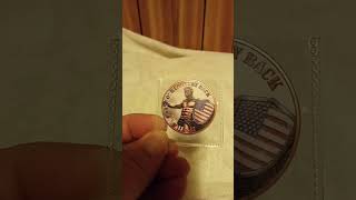 1 oz COLORIZED COPPER TRUMP ROUND ITS TIME WE TAKE OUR COUNTRY BACK [upl. by Krongold71]