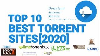 Top 10 Best torrents Websites Free2020 Games Seasons Movies [upl. by Clellan]