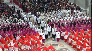 Giovanni Pierluigi da Palestrina  Tu es Petrus Consistory 2015 [upl. by Ibmab]