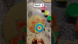 Part 2 Mandala art with colouring 🥰😜😊💋comment mandals [upl. by Malissa]