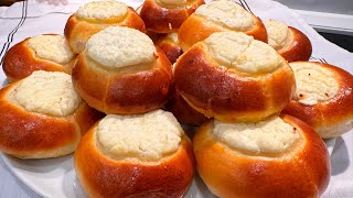 SWEET BUNS  fluffy cheesecakes with cottage cheese [upl. by Dreyer]