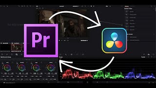 How to export your film from Premiere Pro to DaVinci Resolve for coloring and back to Premiere Pro [upl. by Dennison]