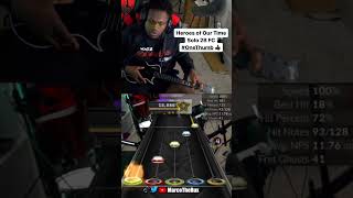 Dragonforce  Heroes of Our Time Solo 2B FC w Thumb Only guitarhero clonehero gamingvideos [upl. by Ynahirb]