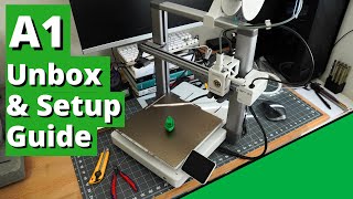 Bambu Lab A1 3D Printer  Unbox and Setup Guide [upl. by Spike]