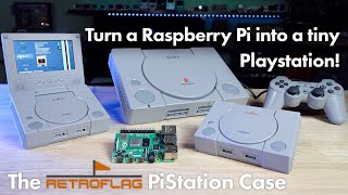 Retroflag PiStation Case Turn a Pi 4 Into a Tiny Playstation [upl. by Dranyl]