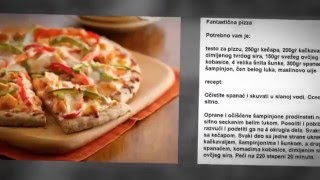 PIZZA RECEPTI  wwwkuvarreceptiinfo [upl. by Yadrahs444]