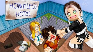 I Worked At HOMELESS Hotel I Found People Trapped UNDERGROUND Roblox [upl. by Horatio677]