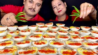 SPICY🔥EGG EATING CHALLENGE40 HARD BOILED EGG EATINGEGG EATING ASMRfoodasmrmukbangviralindian [upl. by Philips839]