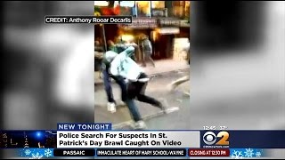 Cops Seek Suspects In St Patricks Day Brawl [upl. by Llevaj]