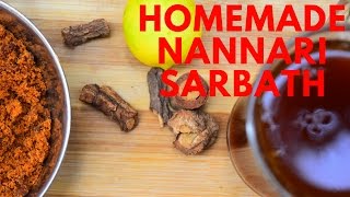 How to prepare Nannari Sarbath sarsaparilla root extract cool drink  Agathinai Village Food [upl. by Suiradal268]