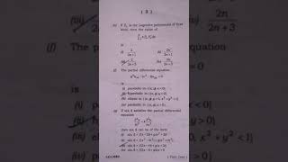 Mathematics2 Btech 2nd semesterNew Course question Paper  aku previous year question Paper [upl. by Yci]