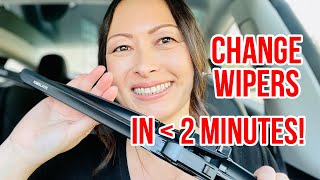 How to Change Wiper Blades on Tesla Model 3Y ft Kimblade Wipers [upl. by Hedvah676]