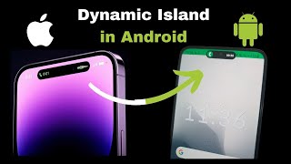 Dynamic Island auf Android  Dynamic Island android deutsch [upl. by Ahsikram838]